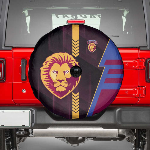 Brisbane Lions Spare Tire Cover Modern Geometric Sports Graphic Style