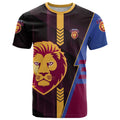 Personalized Brisbane Lions T Shirt Modern Geometric Sports Graphic Style
