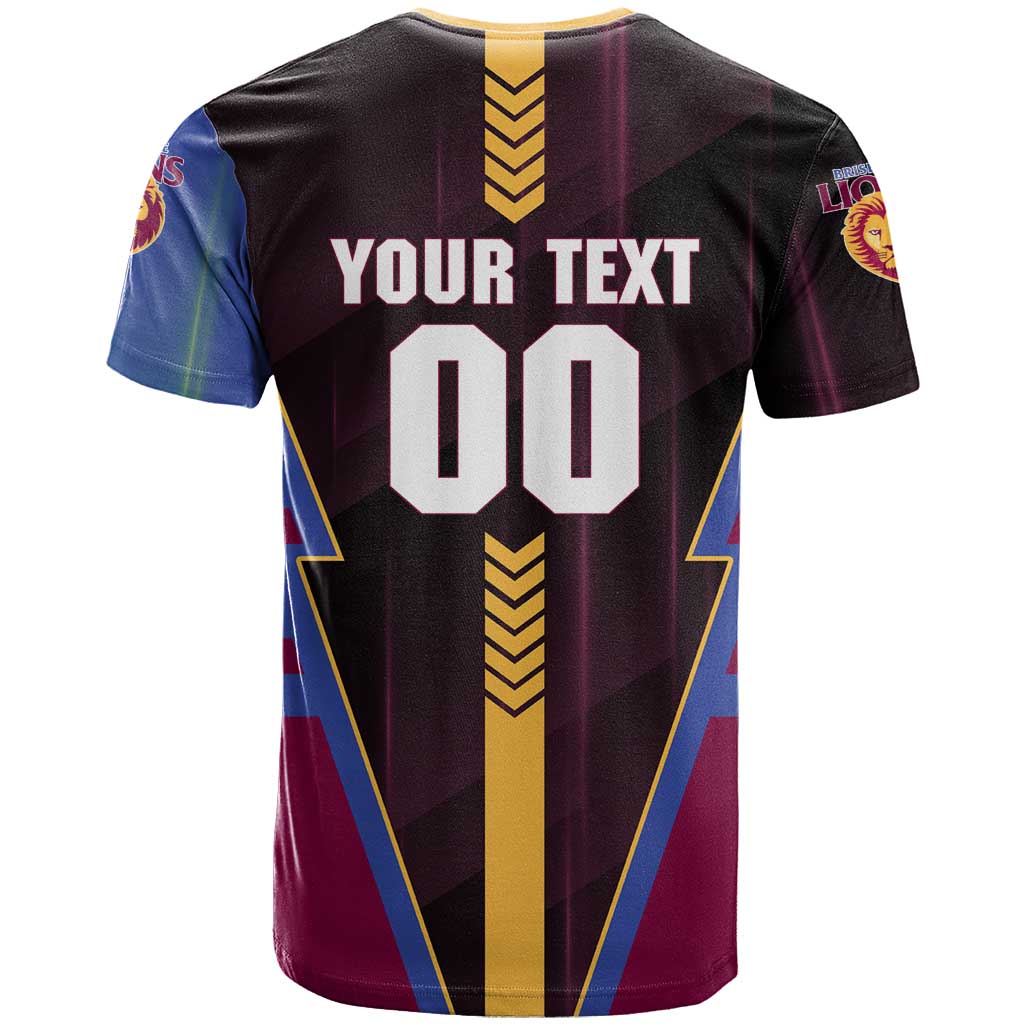 Personalized Brisbane Lions T Shirt Modern Geometric Sports Graphic Style