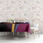 Brisbane Lions Tablecloth Modern Geometric Sports Graphic Style