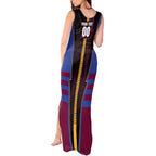 Personalized Brisbane Lions Tank Maxi Dress Modern Geometric Sports Graphic Style
