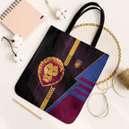 Brisbane Lions Tote Bag Modern Geometric Sports Graphic Style