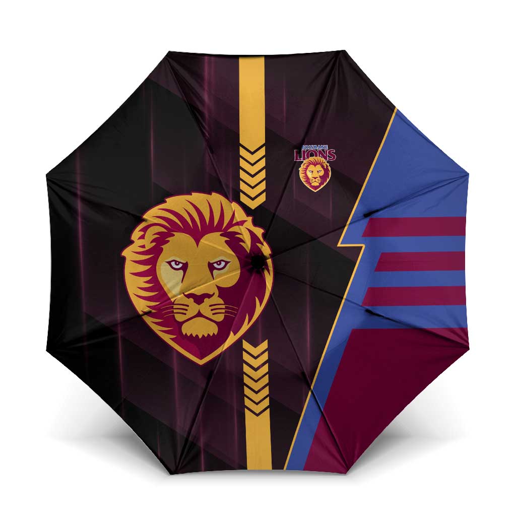 Brisbane Lions Umbrella Modern Geometric Sports Graphic Style