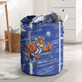 North Melbourne Kangaroos Laundry Basket Mascot Cartoon Football Illustration Style