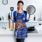 North Melbourne Kangaroos Apron Mascot Cartoon Football Illustration Style