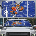 North Melbourne Kangaroos Auto Sun Shade Mascot Cartoon Football Illustration Style