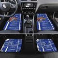 North Melbourne Kangaroos Car Mats Mascot Cartoon Football Illustration Style