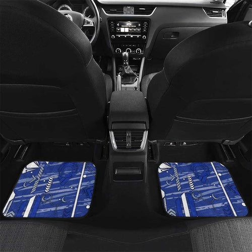 North Melbourne Kangaroos Car Mats Mascot Cartoon Football Illustration Style