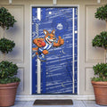 North Melbourne Kangaroos Door Cover Mascot Cartoon Football Illustration Style