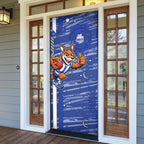 North Melbourne Kangaroos Door Cover Mascot Cartoon Football Illustration Style