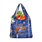 North Melbourne Kangaroos Grocery Bag Mascot Cartoon Football Illustration Style