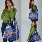 North Melbourne Kangaroos Grocery Bag Mascot Cartoon Football Illustration Style
