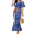 North Melbourne Kangaroos Mermaid Dress Mascot Cartoon Football Illustration Style