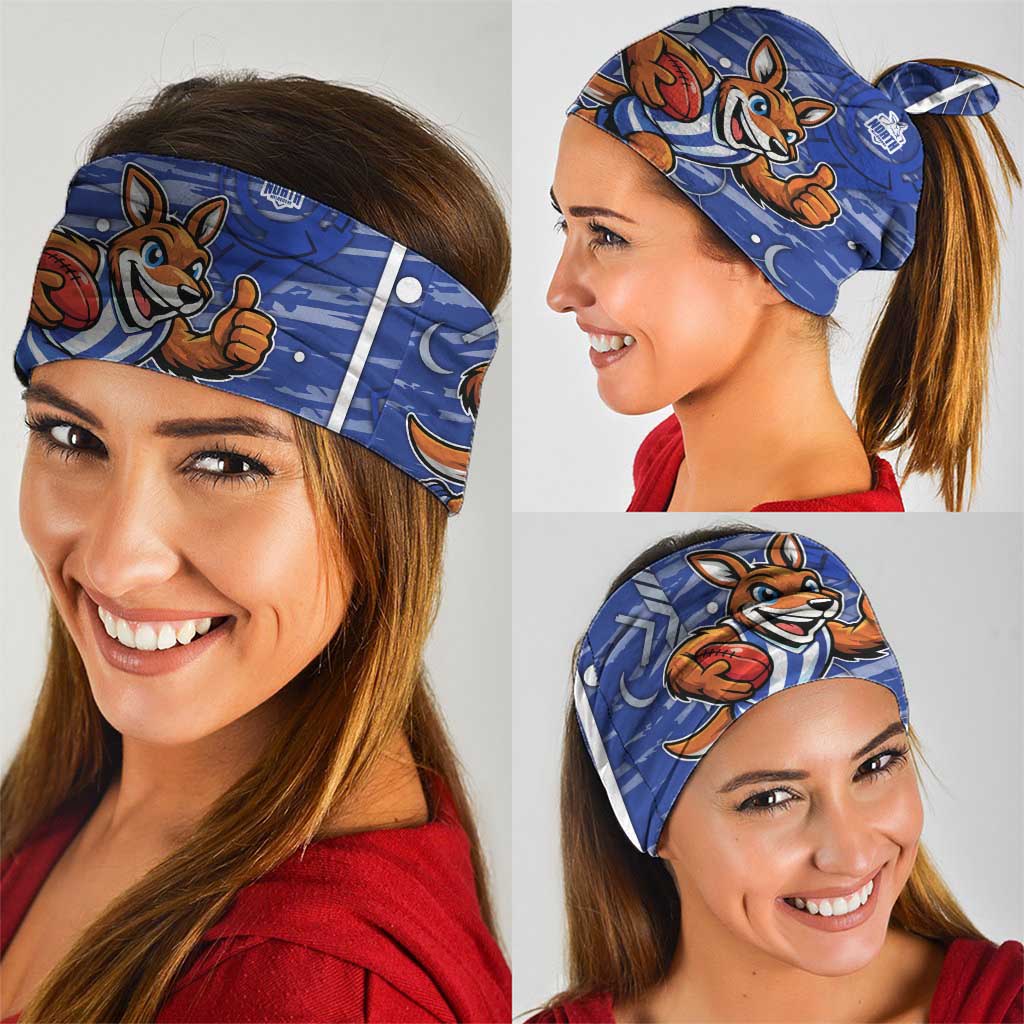 North Melbourne Kangaroos Neck Gaiter Mascot Cartoon Football Illustration Style