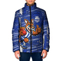 North Melbourne Kangaroos Padded Jacket Mascot Cartoon Football Illustration Style