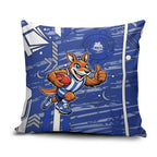 North Melbourne Kangaroos Pillow Cover Mascot Cartoon Football Illustration Style