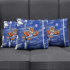 North Melbourne Kangaroos Pillow Cover Mascot Cartoon Football Illustration Style