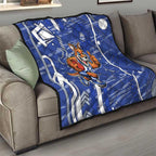 North Melbourne Kangaroos Quilt Mascot Cartoon Football Illustration Style