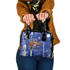 North Melbourne Kangaroos Shoulder Handbag Mascot Cartoon Football Illustration Style