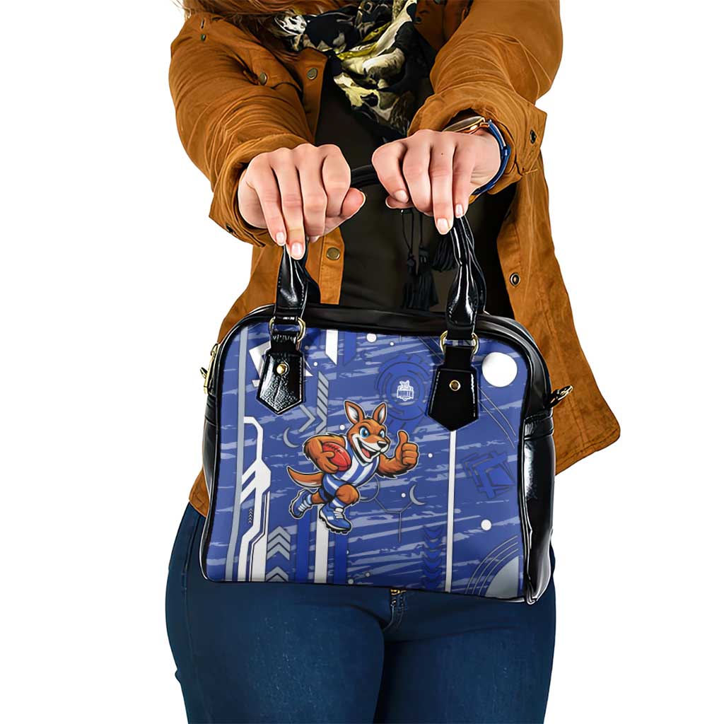 North Melbourne Kangaroos Shoulder Handbag Mascot Cartoon Football Illustration Style
