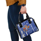 North Melbourne Kangaroos Shoulder Handbag Mascot Cartoon Football Illustration Style