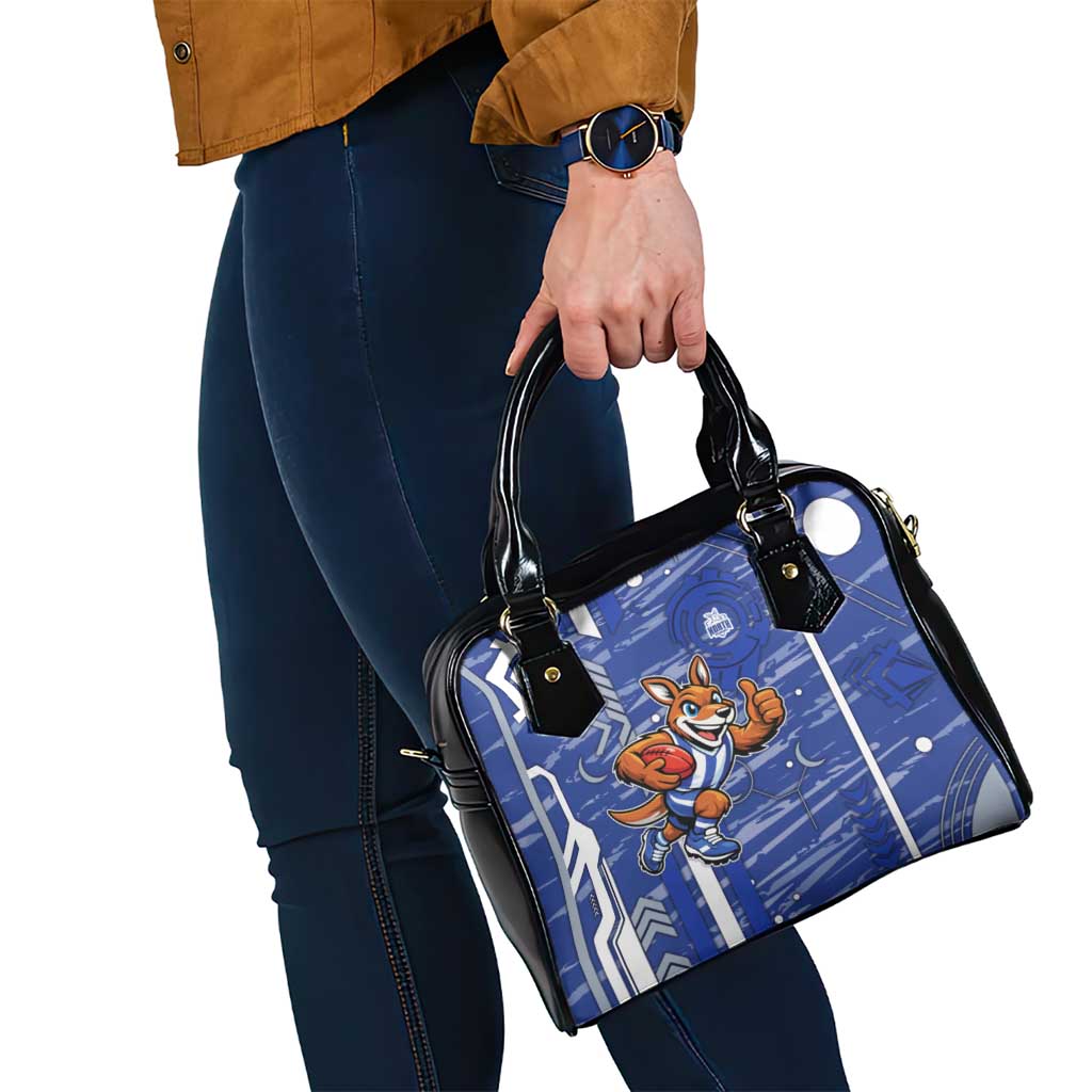 North Melbourne Kangaroos Shoulder Handbag Mascot Cartoon Football Illustration Style