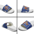 North Melbourne Kangaroos Slide Sandals Mascot Cartoon Football Illustration Style