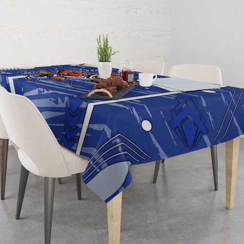 North Melbourne Kangaroos Tablecloth Mascot Cartoon Football Illustration Style