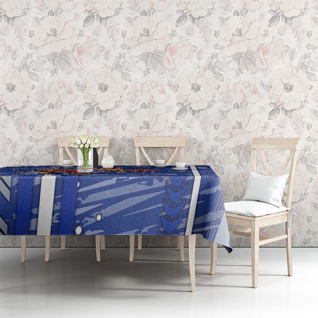 North Melbourne Kangaroos Tablecloth Mascot Cartoon Football Illustration Style