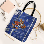 North Melbourne Kangaroos Tote Bag Mascot Cartoon Football Illustration Style