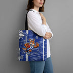 North Melbourne Kangaroos Tote Bag Mascot Cartoon Football Illustration Style