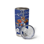 North Melbourne Kangaroos Tumbler Cup Mascot Cartoon Football Illustration Style