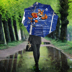 North Melbourne Kangaroos Umbrella Mascot Cartoon Football Illustration Style