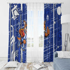 North Melbourne Kangaroos Window Curtain Mascot Cartoon Football Illustration Style