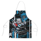Port Adelaide Power Apron Mascot Cartoon Football Illustration Style