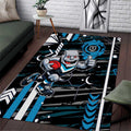 Port Adelaide Power Area Rug Mascot Cartoon Football Illustration Style
