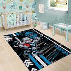 Port Adelaide Power Area Rug Mascot Cartoon Football Illustration Style