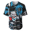 Port Adelaide Power Baseball Jersey Mascot Cartoon Football Illustration Style