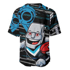Port Adelaide Power Baseball Jersey Mascot Cartoon Football Illustration Style