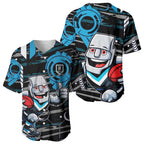 Port Adelaide Power Baseball Jersey Mascot Cartoon Football Illustration Style