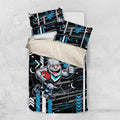 Port Adelaide Power Bedding Set Mascot Cartoon Football Illustration Style