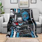 Port Adelaide Power Blanket Mascot Cartoon Football Illustration Style