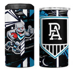 Port Adelaide Power 4 in 1 Can Cooler Tumbler Mascot Cartoon Football Illustration Style