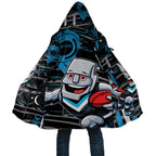 Port Adelaide Power Cloak Mascot Cartoon Football Illustration Style