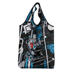 Port Adelaide Power Grocery Bag Mascot Cartoon Football Illustration Style