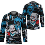 Port Adelaide Power Hockey Jersey Mascot Cartoon Football Illustration Style