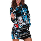 Port Adelaide Power Hoodie Dress Mascot Cartoon Football Illustration Style