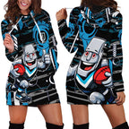 Port Adelaide Power Hoodie Dress Mascot Cartoon Football Illustration Style