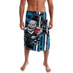 Port Adelaide Power Lavalava Mascot Cartoon Football Illustration Style