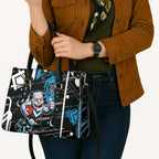 Port Adelaide Power Leather Bag Mascot Cartoon Football Illustration Style